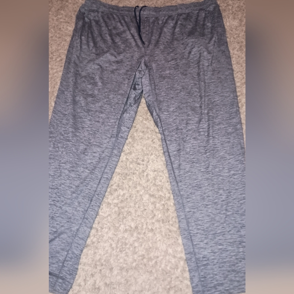 Unisex All In Motion Athletic Pants Size XXL Color Gray Stretch Drawstrings...